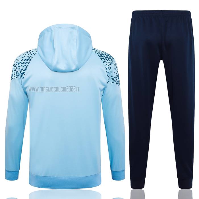 Tuta da Track de Felpa del Manchester City 2023-2024 Blu Claro